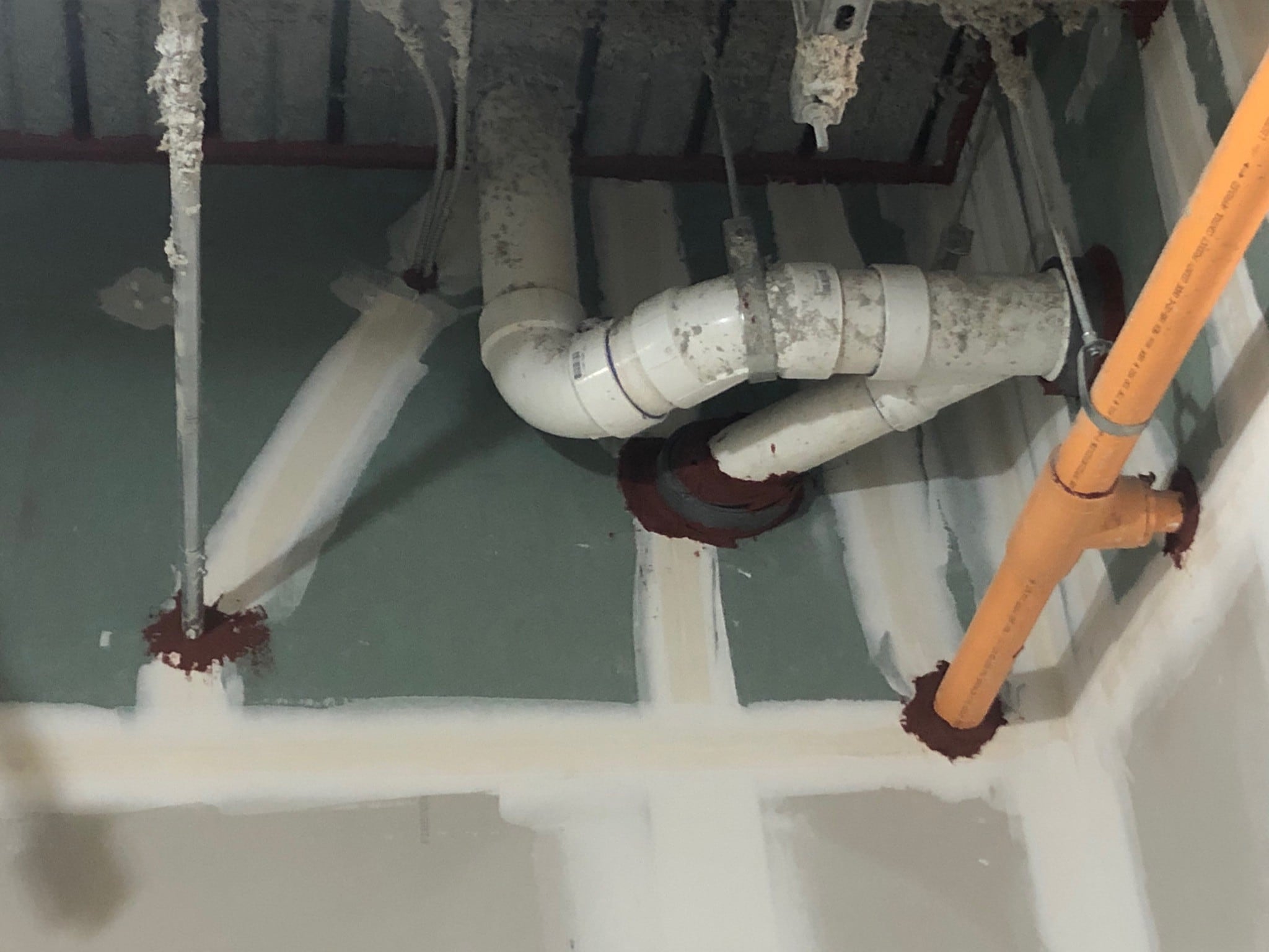 Vertical Wall Fire Stop PVC, 6",