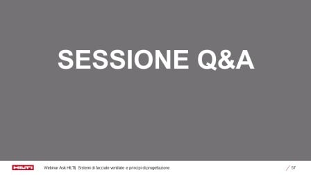 Capitolo 7: Soluzioni Hilti e Q&A