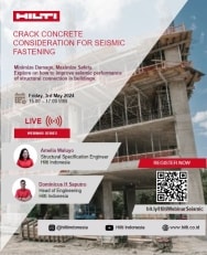 Hilti Indonesia Webinar - Konsiderasi Crack Concrete pada Seismic Fastening