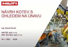Návrh kotev s ohledem na únavu - video