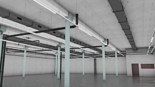 建築設備のための吊り専用ワイヤーシステム