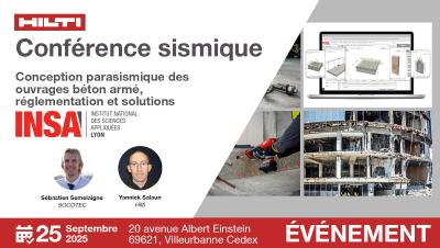 Conférence sismique 2025 - HILTI x Socotec