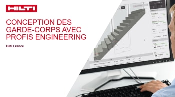 Dimensionnement des garde-corps avec PROFIS Engineering