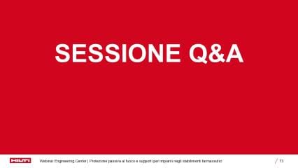 Capitolo 8: Q&A e conclusione