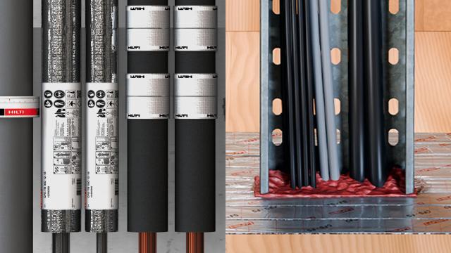Brandabschottungen in Installations- und Versorgungsschächte (60min.)