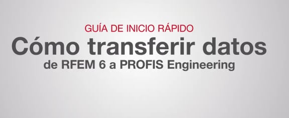 RFEM 6 → PROFIS Engineering