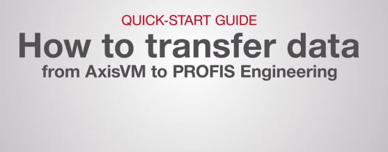 AXISVM → PROFIS Engineering