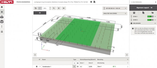 PROFIS Engineering – Berekening van overlagingen volgens EOTA TR 066