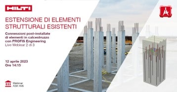 ESTENSIONE DI ELEMENTI STRUTTURALI ESISTENTI IN CALCESTRUZZO