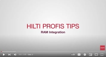 PROFIS ENGINEERING: MẸO TÍCH HỢP PHẦN MỀM THIẾT KẾ KẾT CẤU RAM