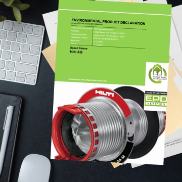 Environmental product declarations and life cycle assessments in passive fire protection