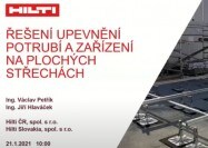 Řešení upevnění potrubí a zařízení na plochých střechách - video