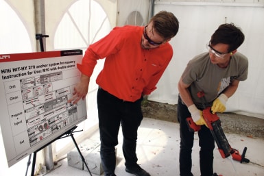 Additional steps to influence the installation quality of post-installed anchors