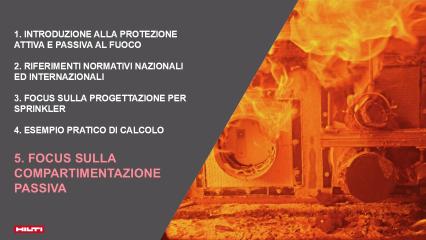 Capitolo 6: Focus compartimentazione passiva