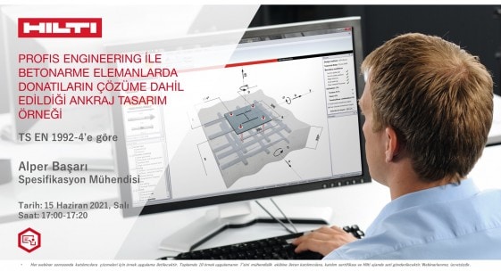 Profis Engineering ile Betonarme Elemanlarda Donatıların Çözüme Dahil Edildiği Ankraj Tasarımı