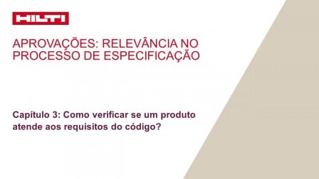 Aprovações – Capítulo 3: Como verificar se um produto atende aos requisitos do código?