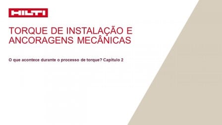 O que acontece durante o processo de torque? Capítulo 2