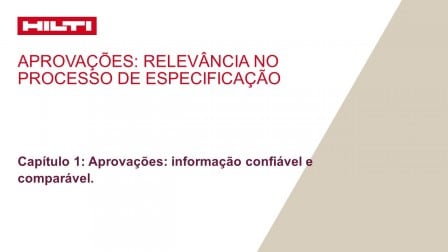 Aprovações: relevância no processo de especificação.
