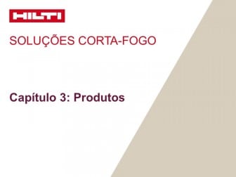 Soluções corta-fogo - Capítulo 3: Produtos