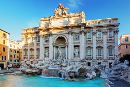 Consolidamento della Fontana di Trevi a Roma