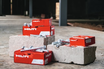 Fixation sur béton, choisir la cheville de fixation adaptée