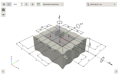 更簡單的方式讓您在 PROFIS Engineering 中修改 3D 尺寸