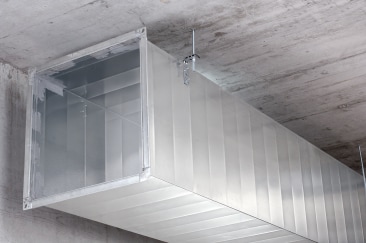 Sistemas de suporte para dutos de ventilação
