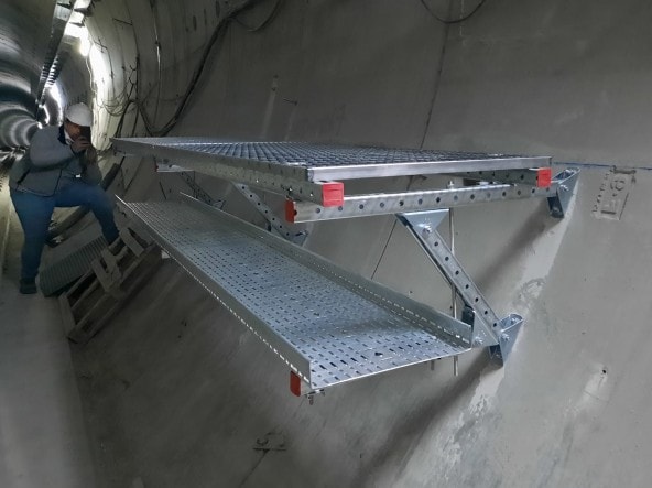 Raylı Sistemler: Tünel İçi Yürüme Yolu ve HILTI Modüler Çözümü