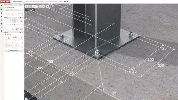 PROFIS Engineering: Conexões Aço-Concreto