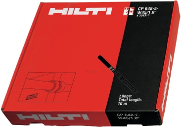 HOW TO install Hilti CP 648-E firestop wrap and retaining collar