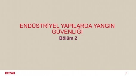 Bölüm 2 - Endüstriyel Yapılarda Yangın Güvenliği