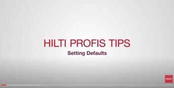 PROFIS ENGINEERING: MẸO CÀI ĐẶT MẶC ĐỊNH PHẦN MỀM TÍNH TOÁN NEO CẤY