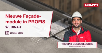 Nieuwe Façade-module in PROFIS