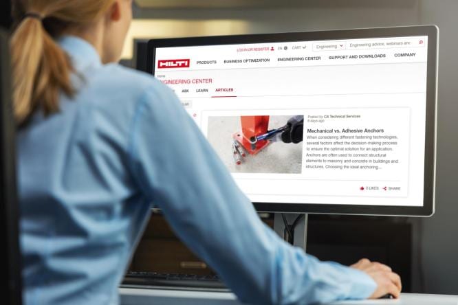 CHÀO MỪNG ĐẾN VỚI GÓC KỸ THUẬT CỦA HILTI