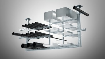 Hệ thống giá đỡ cho ống gió của Hilti trong các ứng dụng cơ điện (MEP)