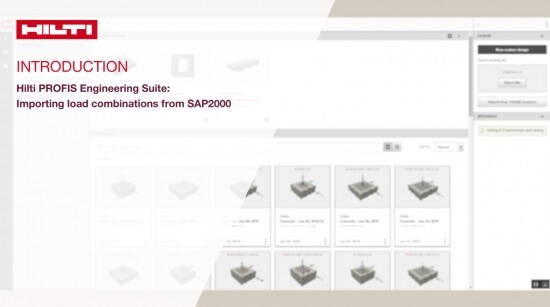 Hilti Profis Engineering ile SAP 2000 Entegrasyonu ve Yük Aktarımı Eğitimi