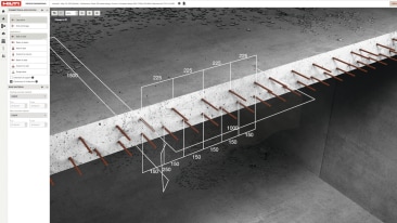 Profis engineering: module scellement de fers à béton