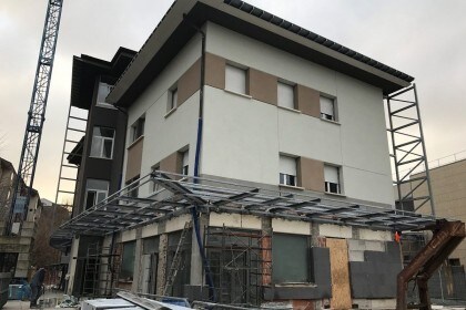 Riprese di getto per il miglioramento sismico di un edificio in c.a. nel comune di Cento