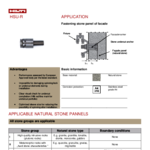 Dry stone cladding - Dry Stone cladding, Anchor Selection - En...