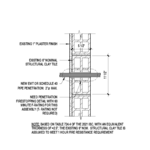 Clay Tile Wall Penetration Firestopping - firestop, 1 hour, de...